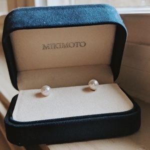 Mikimoto 7mm Akoya Pearl Stud Earrings